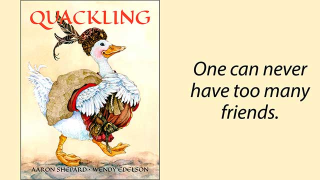 Book trailer for Quackling